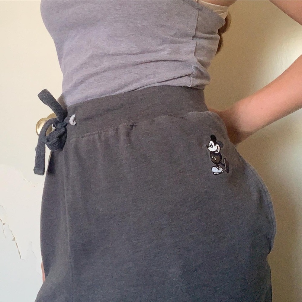 Mickey Mouse embroidered sweatpants